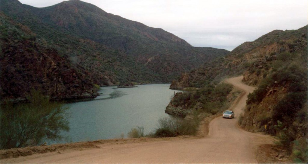 On our way to New Orleans, our first detour took us to the Apache Trail, a scenic route just outside Phoenix, Arizona. It is a spectacular twisted unpaved road that goes through the Tonto National Forest, the Theodore Roosevelt Lake, and the Superstition Mountains.